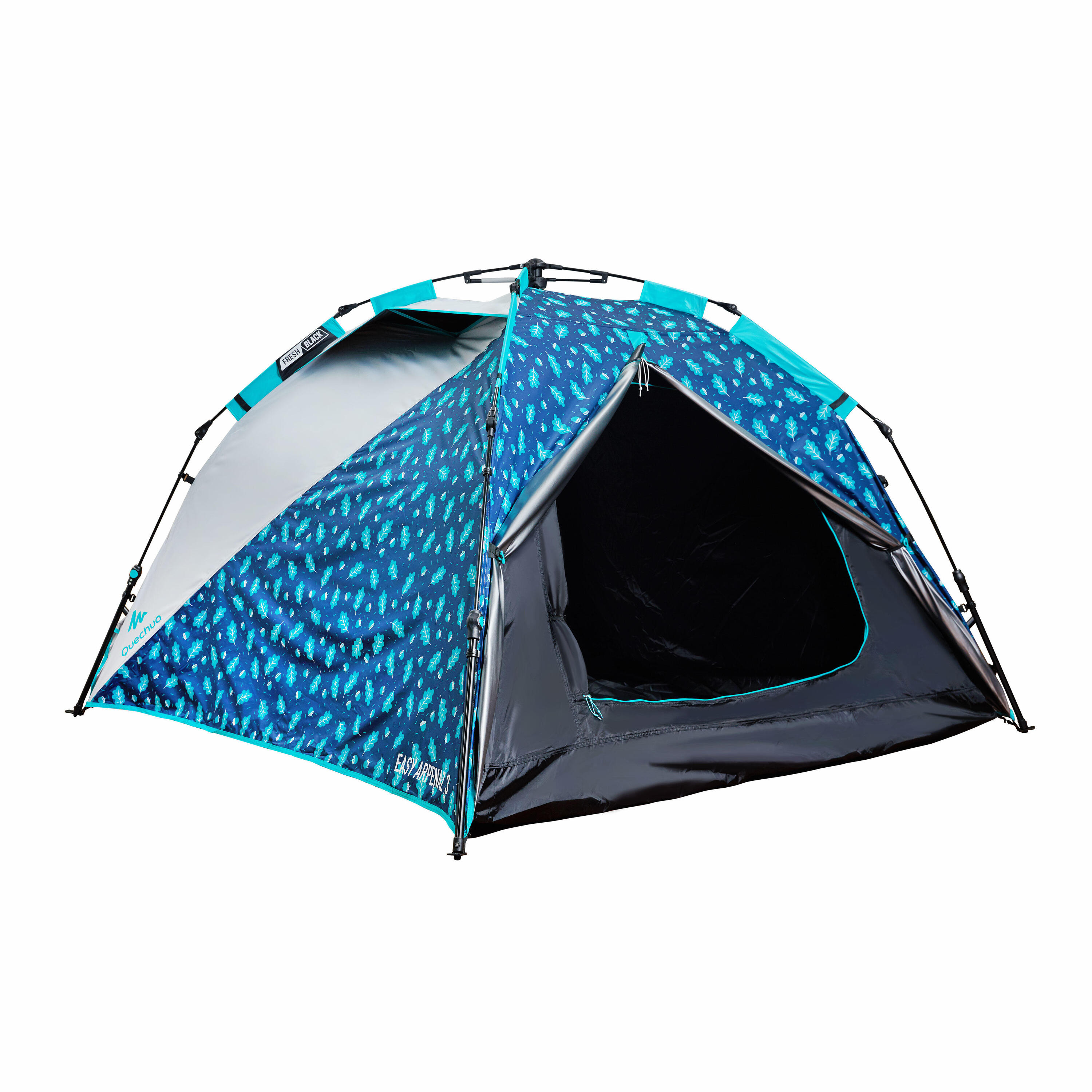 EASY CAMPING TENT ARPENAZ - FRESH&BLACK - 3 PERSON 9/17