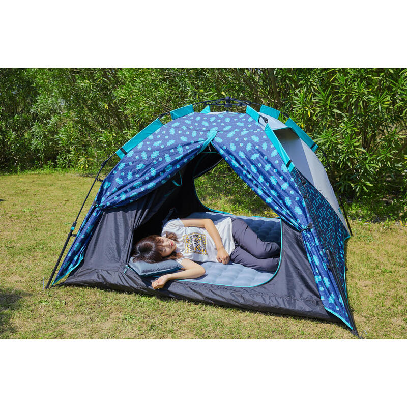 Campingzelt Arpenaz Easy Fresh & Black für 3 Personen