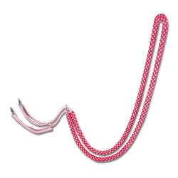 Horse Riding Draw Reins for Horse - Red/White