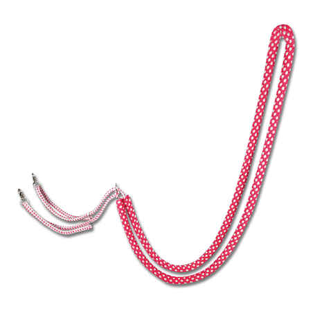 Horse Riding Leadrope Draw Reins for Horse - Red/White