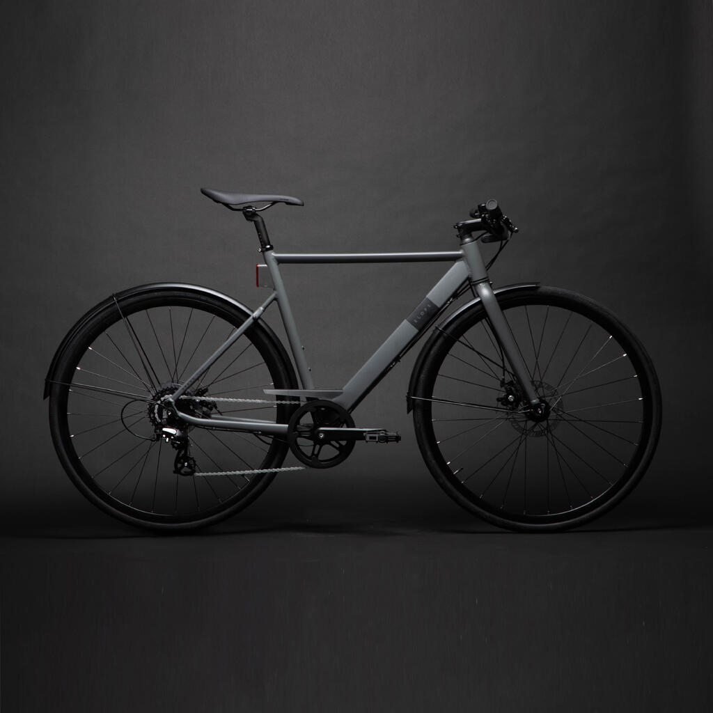 Gradski bicikl Elops Speed 900 sivi 