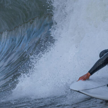 surfen in winter