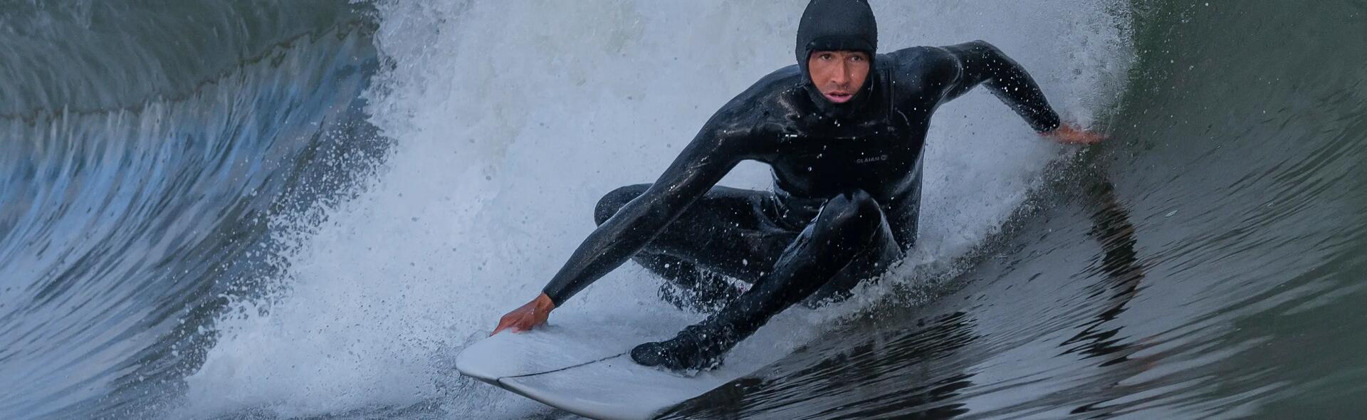 surfen in winter