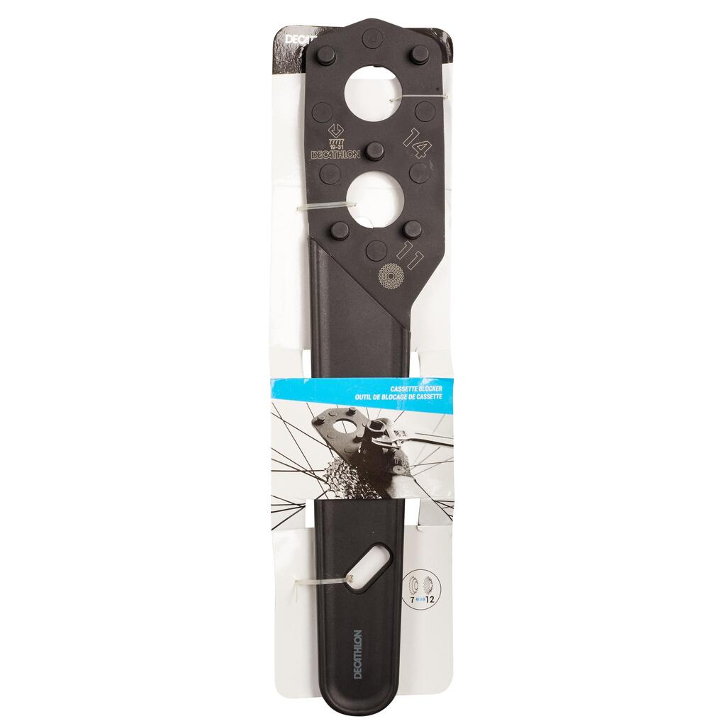 Extractor de Piñón y Cassette para bicicleta 7 a 12 velocidades Decathlon negro