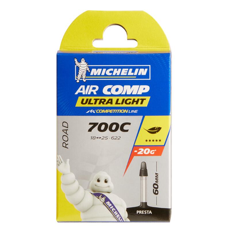 Cameră de aer Ultralight 700x18/25 Valvă Presta 60 mm
