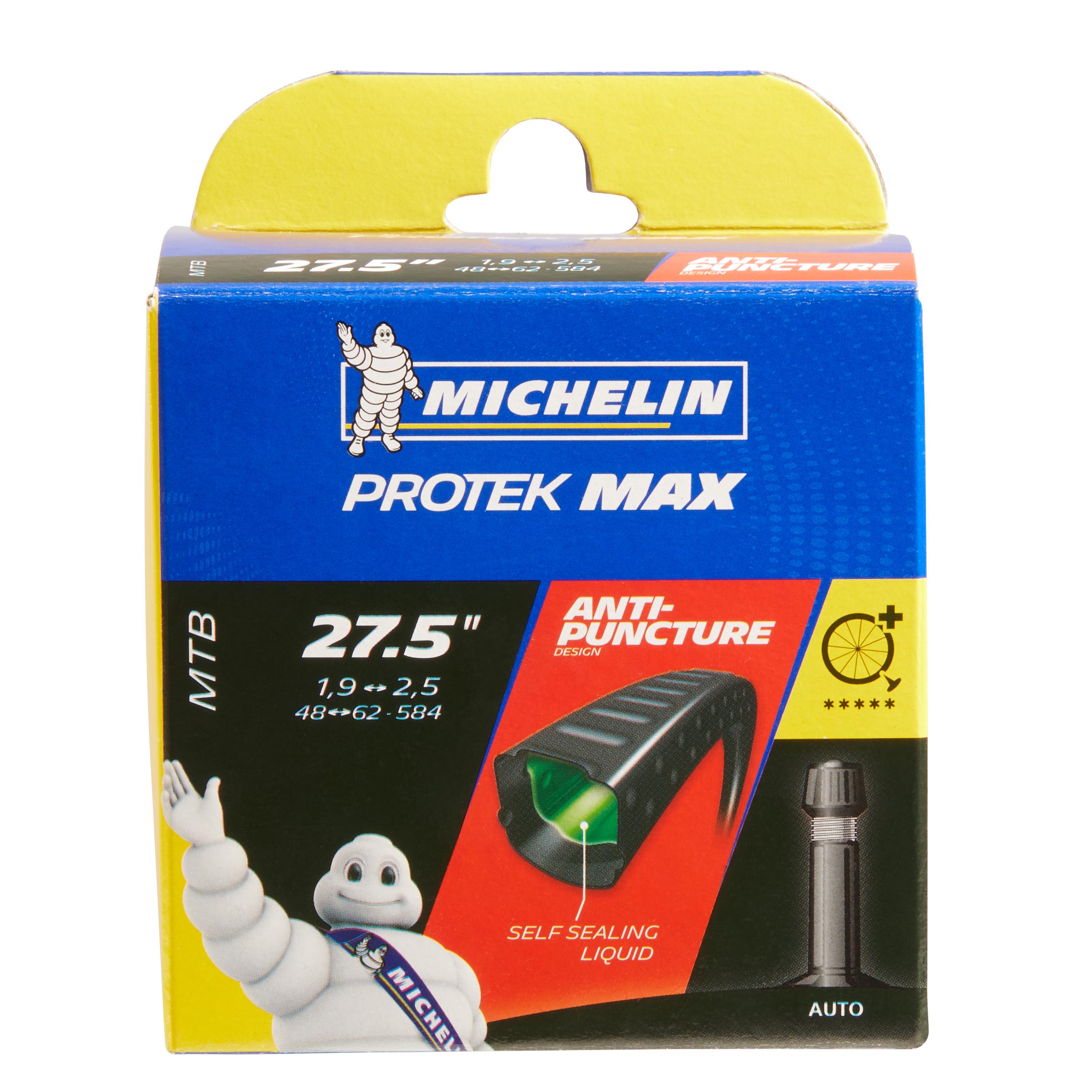 MICHELIN Mountain Bike Inner Tube Protek Max 27.5 x 1.90/2.50 Schrader Valve