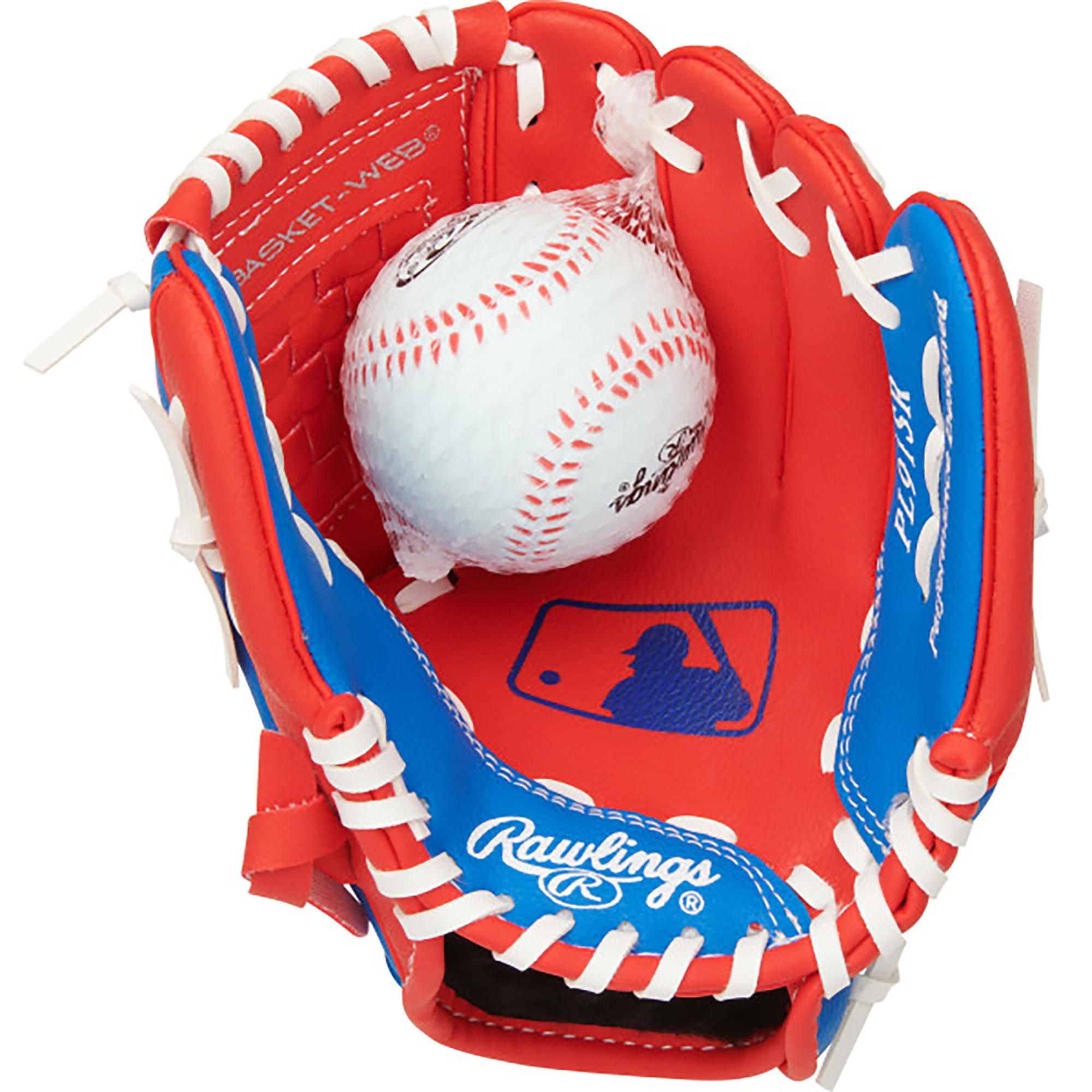 UrbanRed Ensemble de balle de baseball en mousse pour enfants de 41,9 cm, 4  balles de couleurs différentes incluses + sac de transport/d'organisation