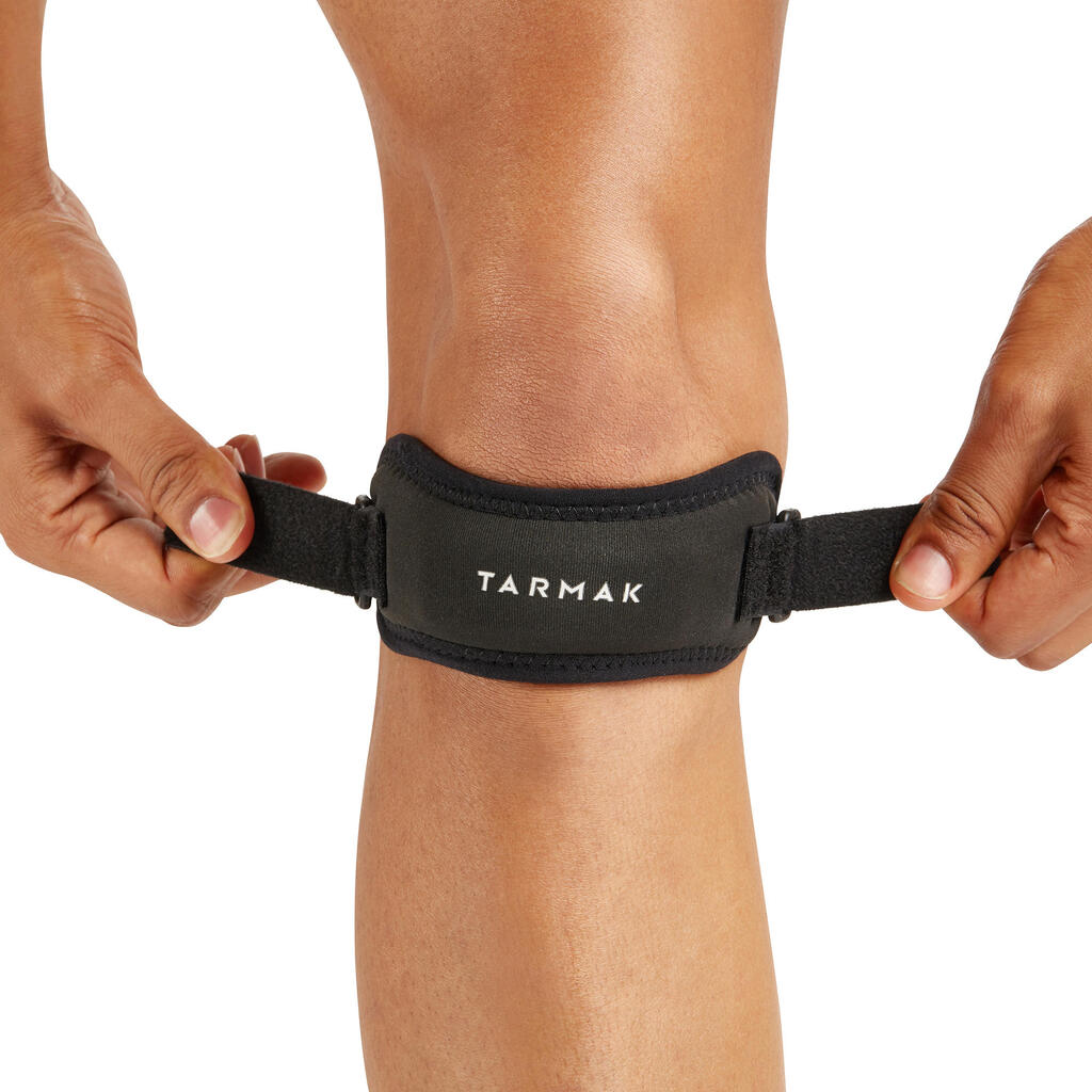 Men's/Women's Left/Right Supportive Knee Strap - Black