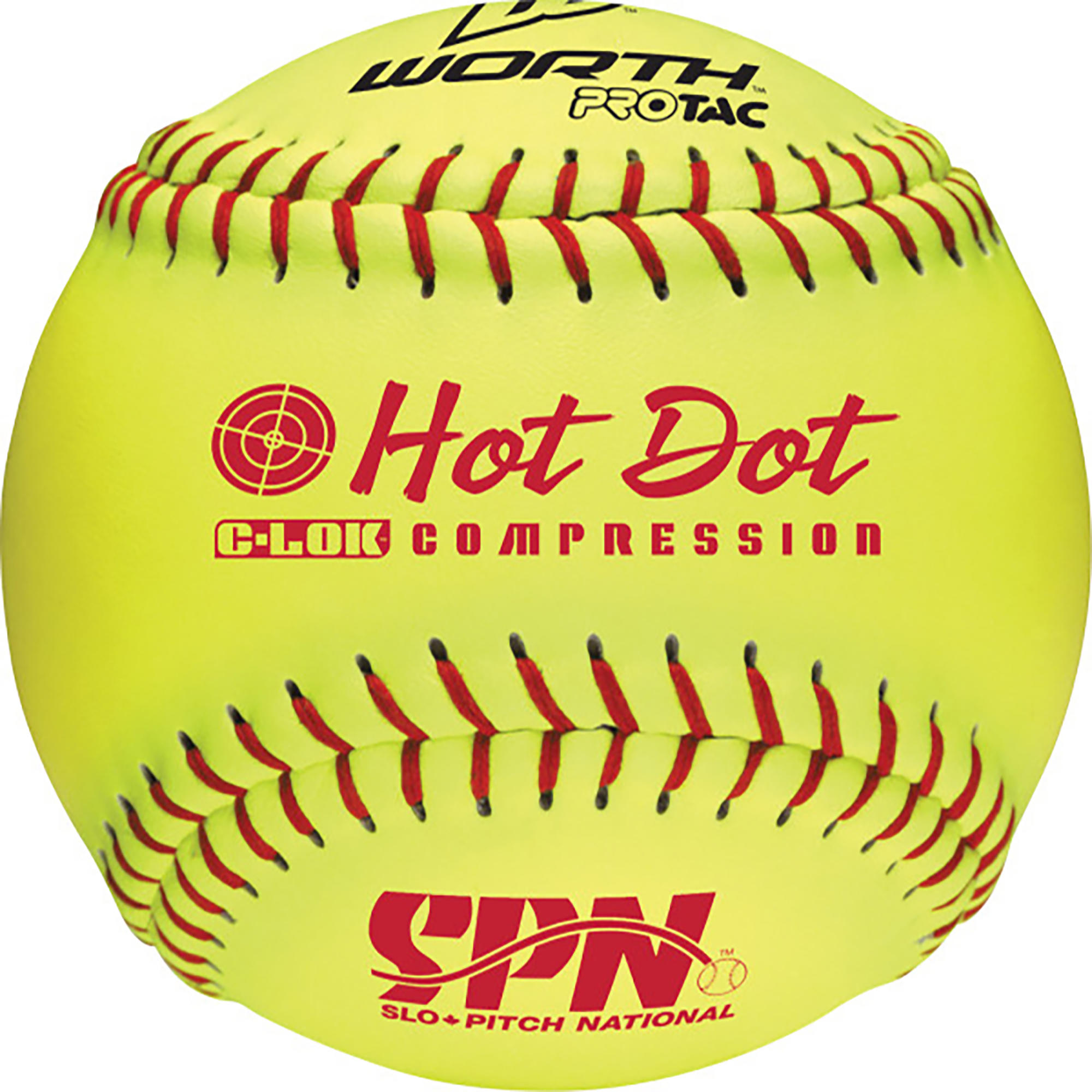 12” Softball - SPN Hot Dot - WORTH