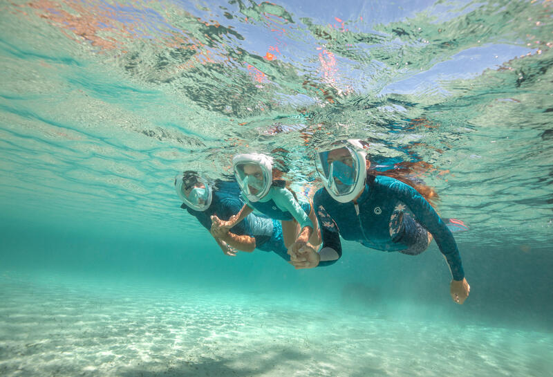 Zonnebescherming bij het snorkelen 