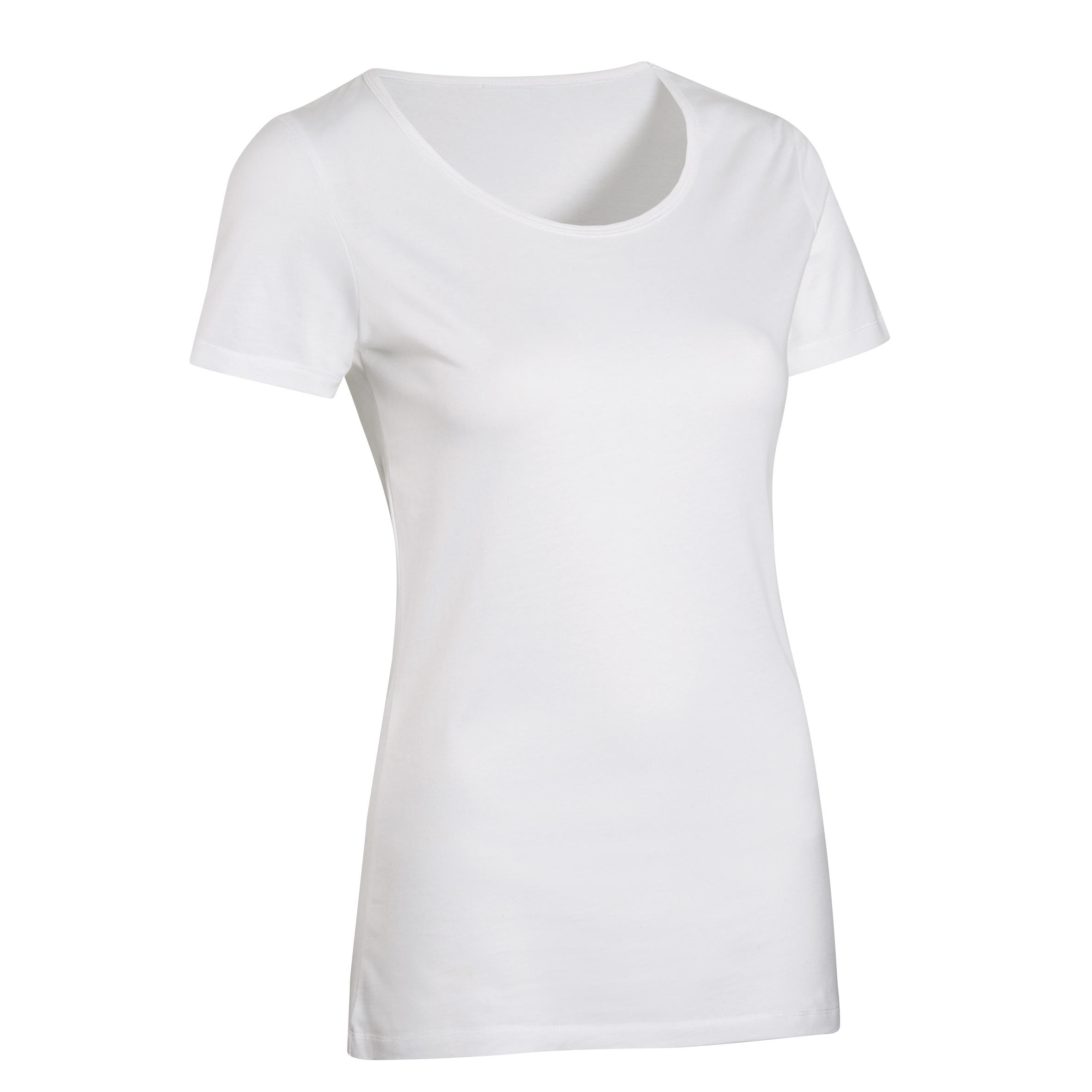T-shirt de sport femme - 100 blanc - DOMYOS