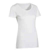 Women's Fitness T-Shirt 100 - White