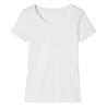 Women's 100% Cotton T-Shirt Sportee - White