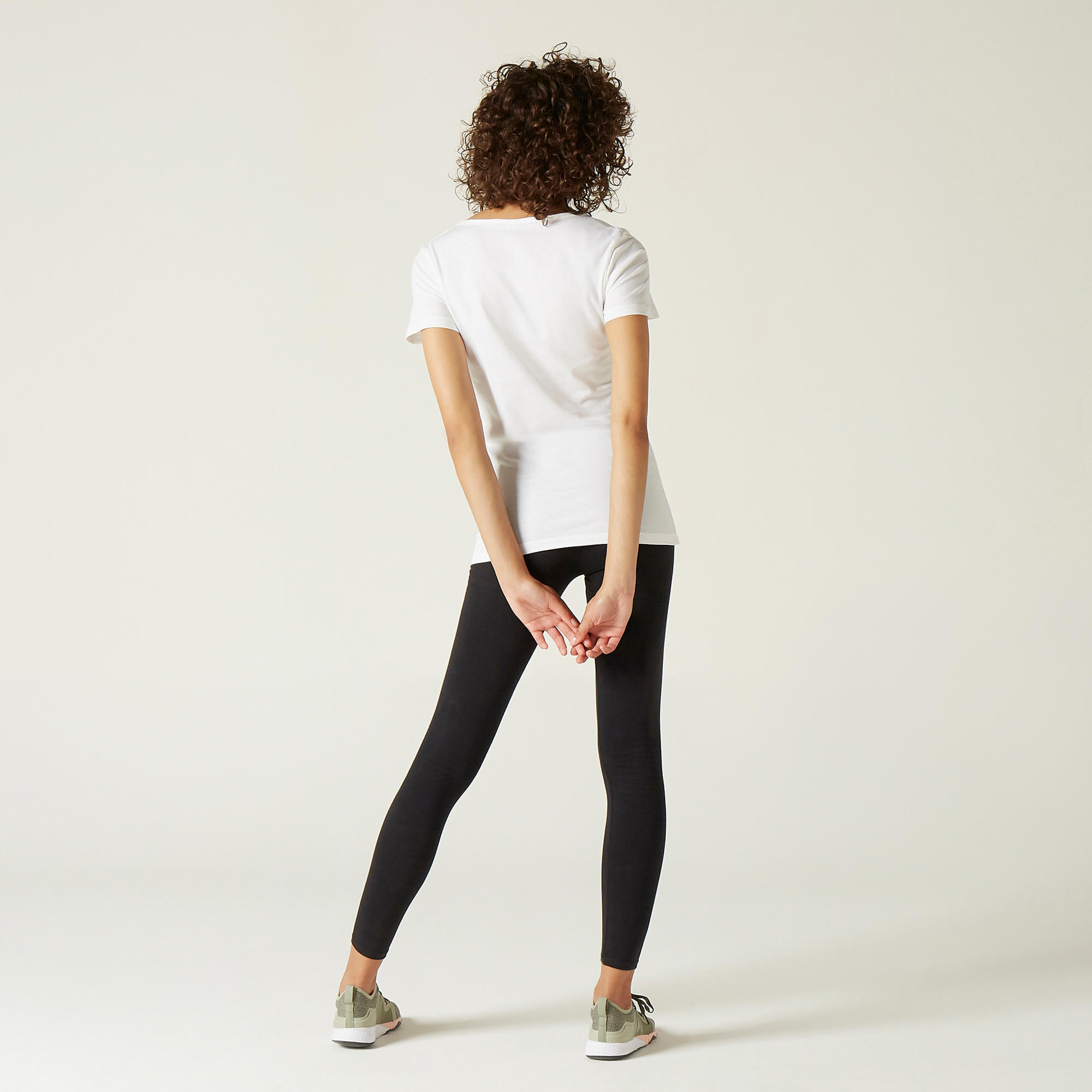 T-shirt donna fitness 100 regular cotone 100% DOMYOS | DECATHLON