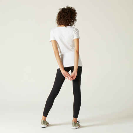 Women's Fitness T-Shirt 100 - White