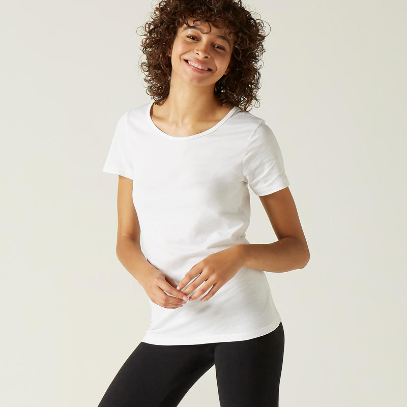 100 Sportee Pure Cotton Gym T-Shirt – Women