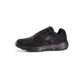 entrada Fugaz Primero Men's Fitness Walking Shoes Skechers Flex Advantage - black SKECHERS -  Decathlon