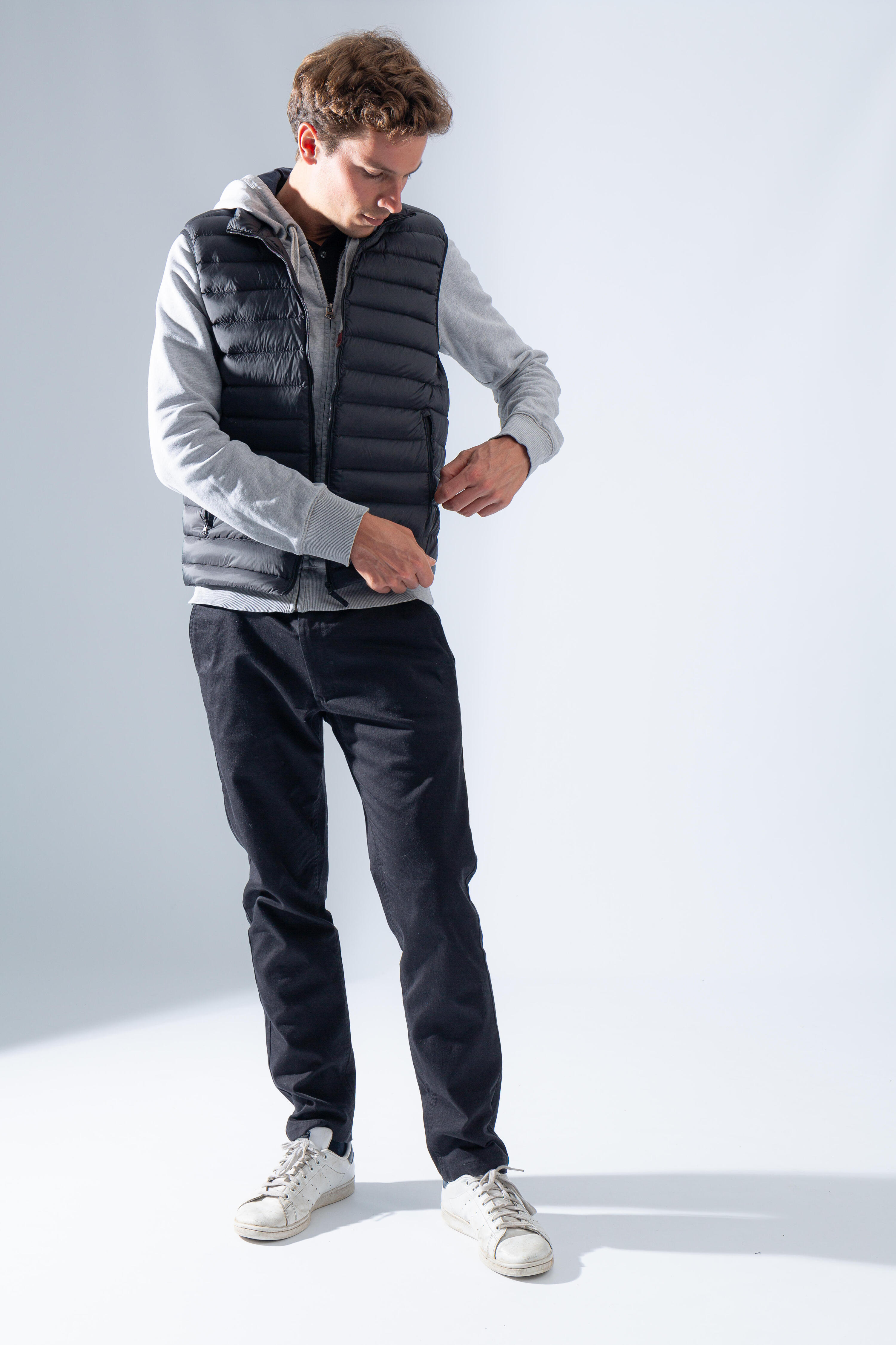 Chaleco golf Hombre MW500 negro 11/14
