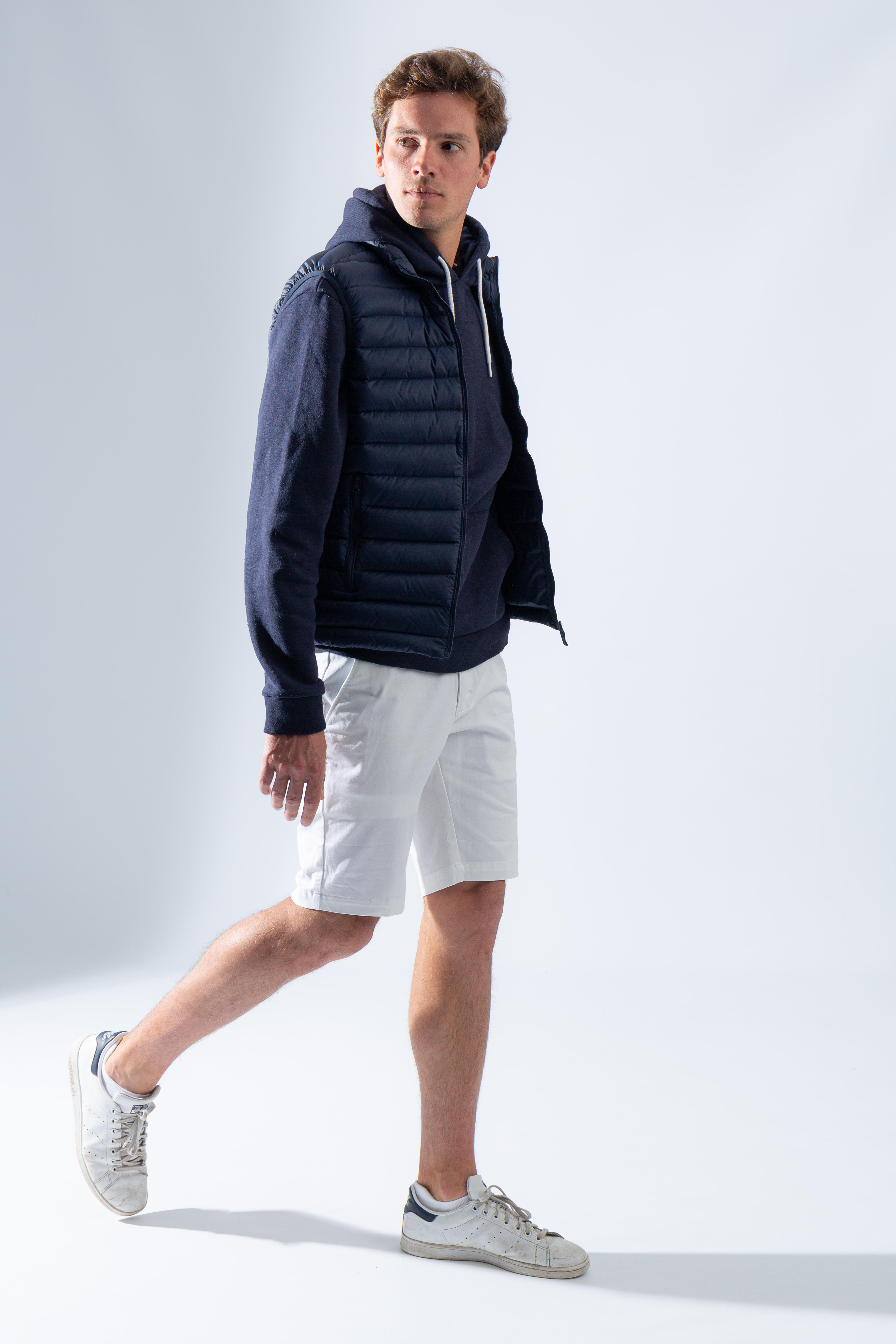 Veste de golf en duvet sans manches ultralégère homme - MW 500 bleu marine - INESIS