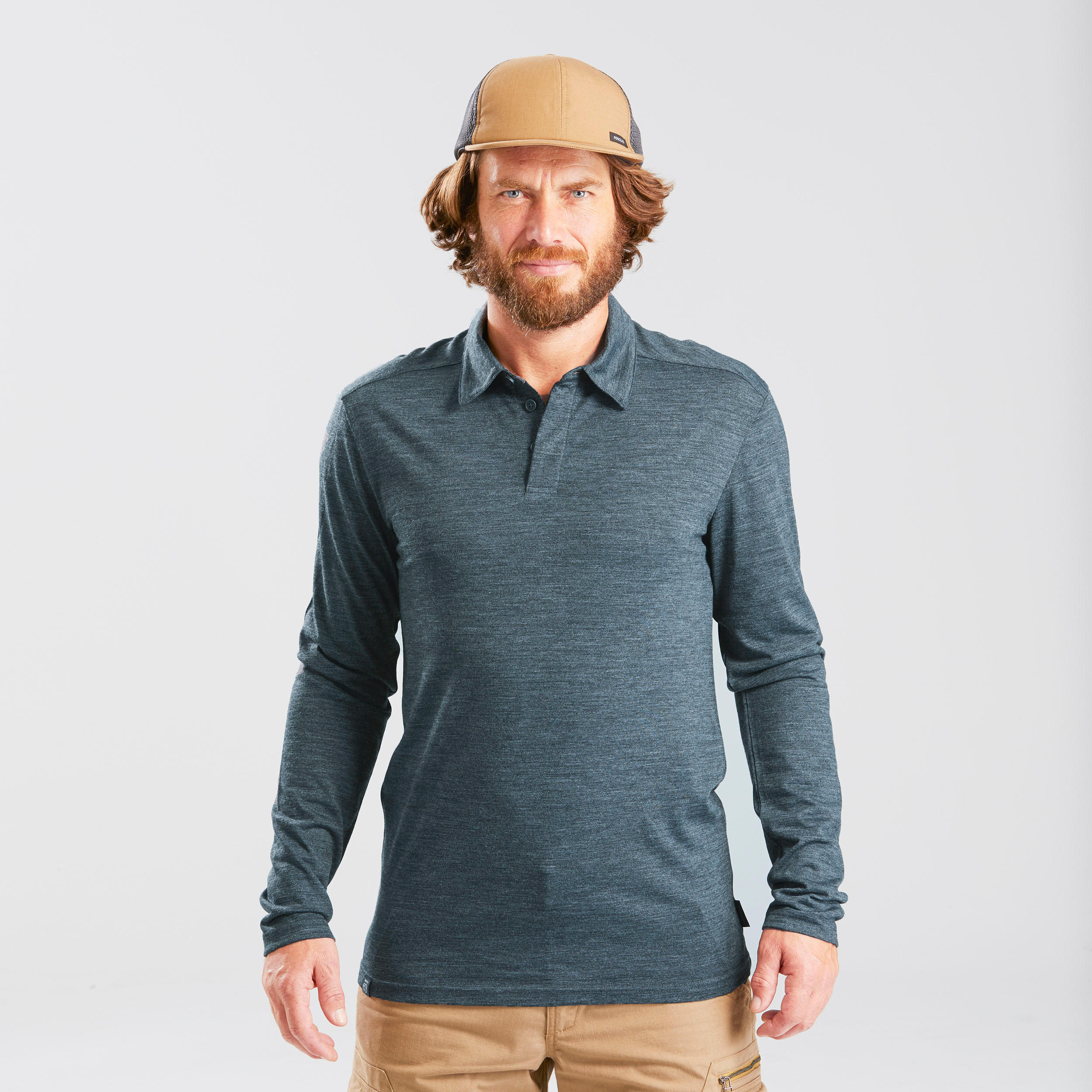 mens long sleeved polo