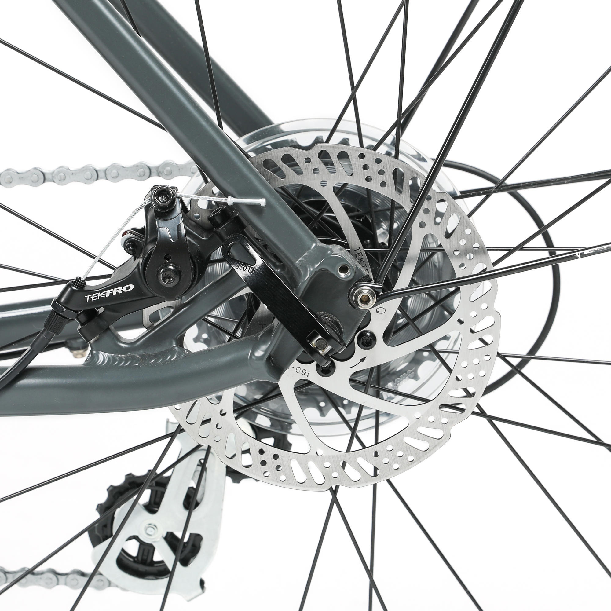 City Bike Disc Brakes - Speed 900 Grey - ELOPS