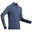 Sous-vêtement de ski homme BL 500 1/2 zip haut - bleu denim
