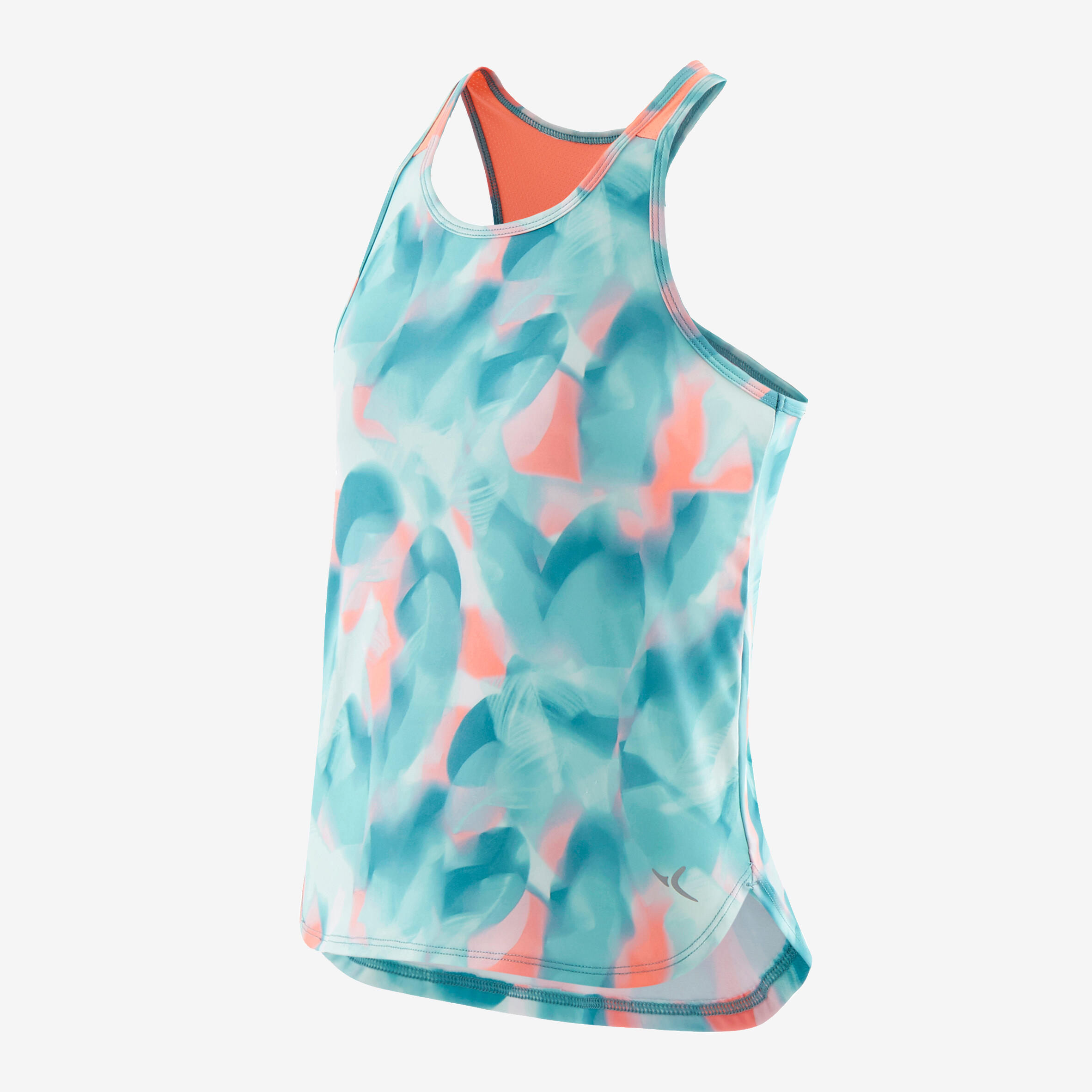 Girls' Breathable Synthetic Gym Tank Top S500 2/10