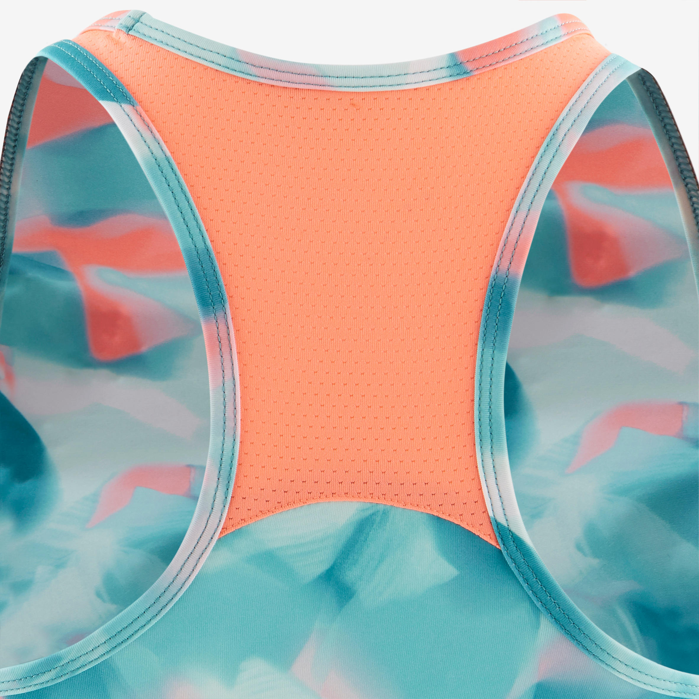 Girls' Breathable Synthetic Gym Tank Top S500 4/10