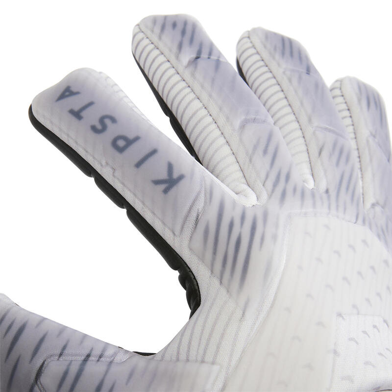 Fotbalové brankářské rukavice s obrácenými švy F920 šedé