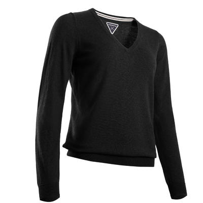 Maglione golf donna MW 500 nero