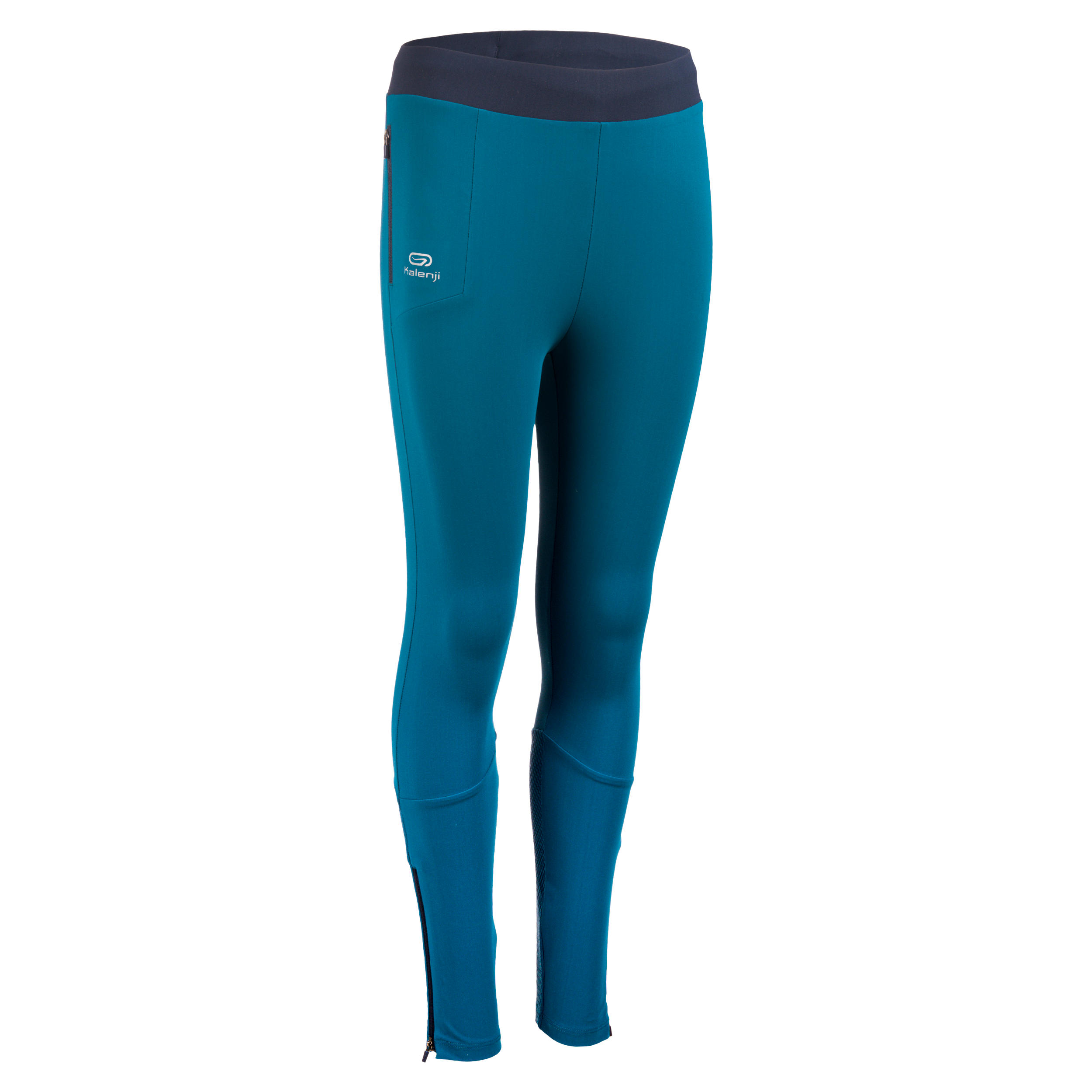 

AT500 kid's athletics tights petrol -  By KALENJI | Decathlon
