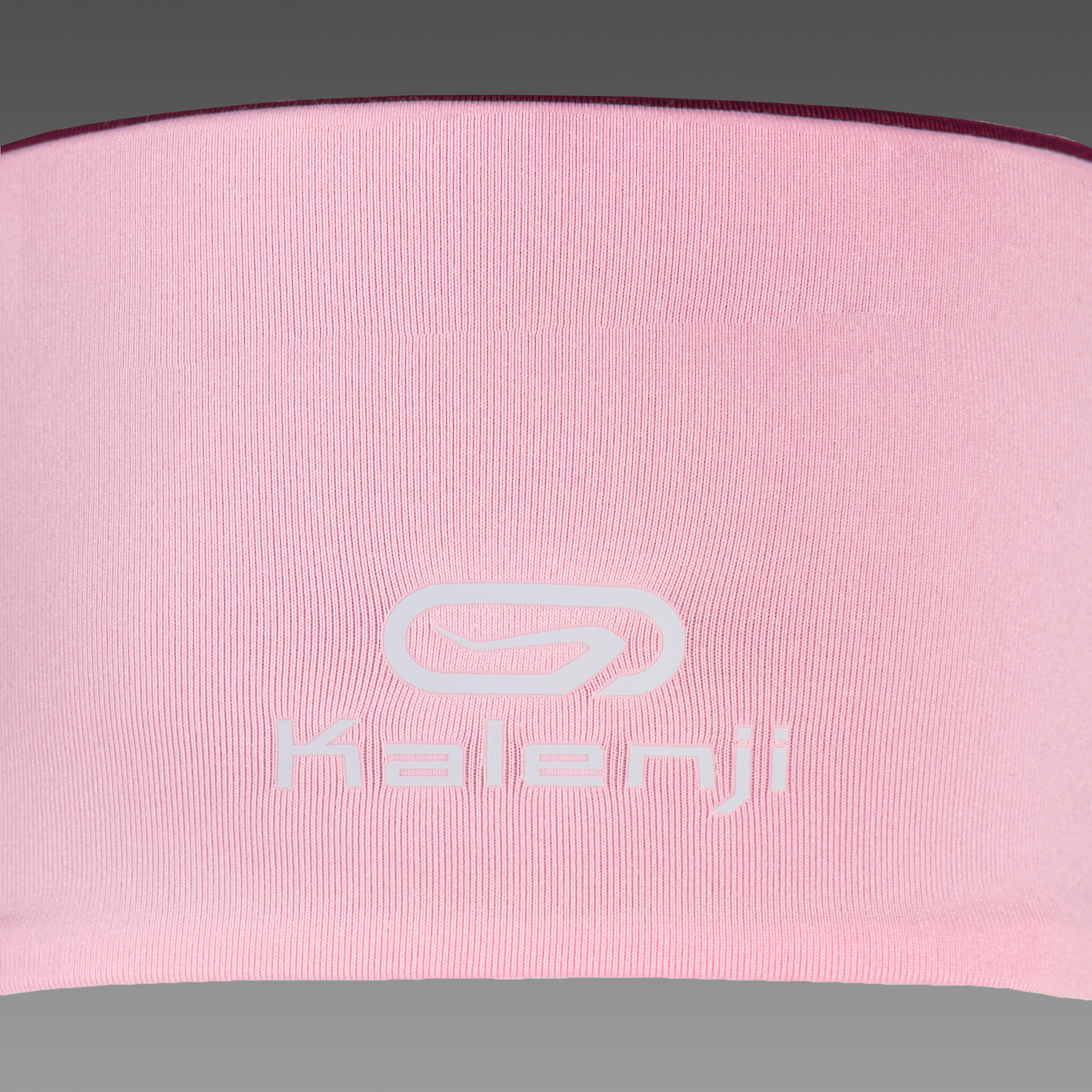 Kids' Winter Athletics Reversible Headband - purple and light pink 7/9