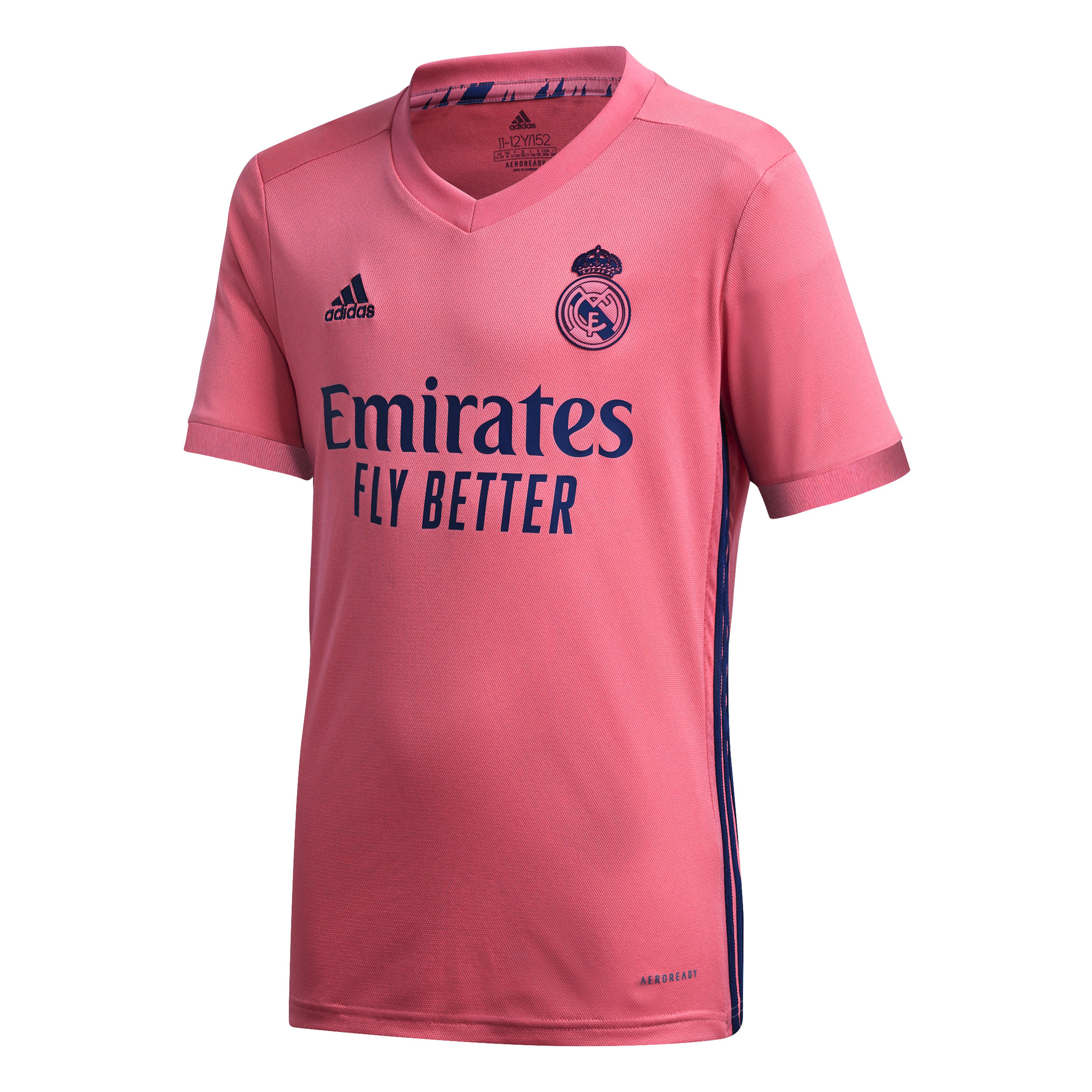 Tricou Fotbal Deplasare Replică Real Madrid 2020/2021 Copii Adidas imagine 2022