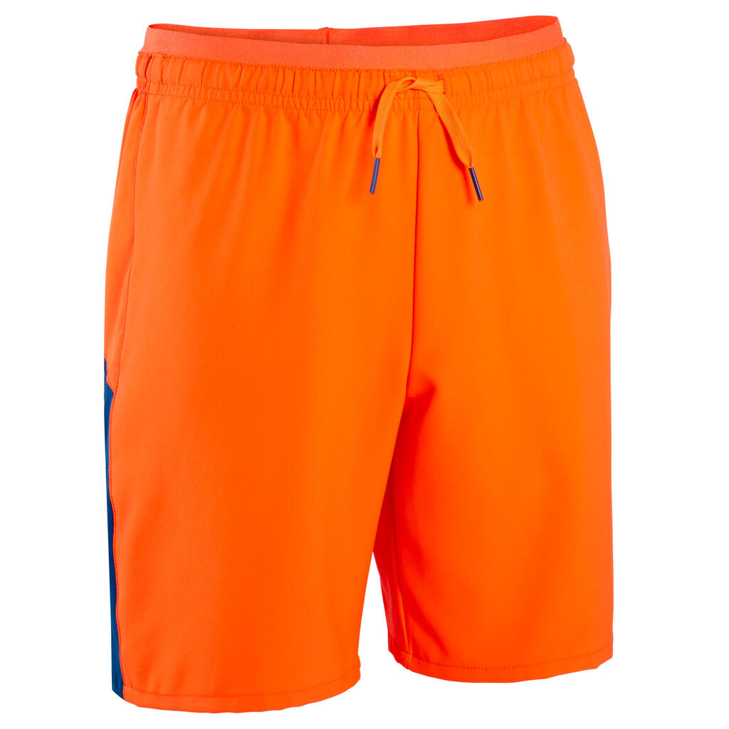 F520 kids' football shorts - blue/orange