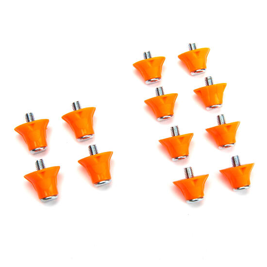 Crampons nylon 13-16mm pour chaussures de football rouge