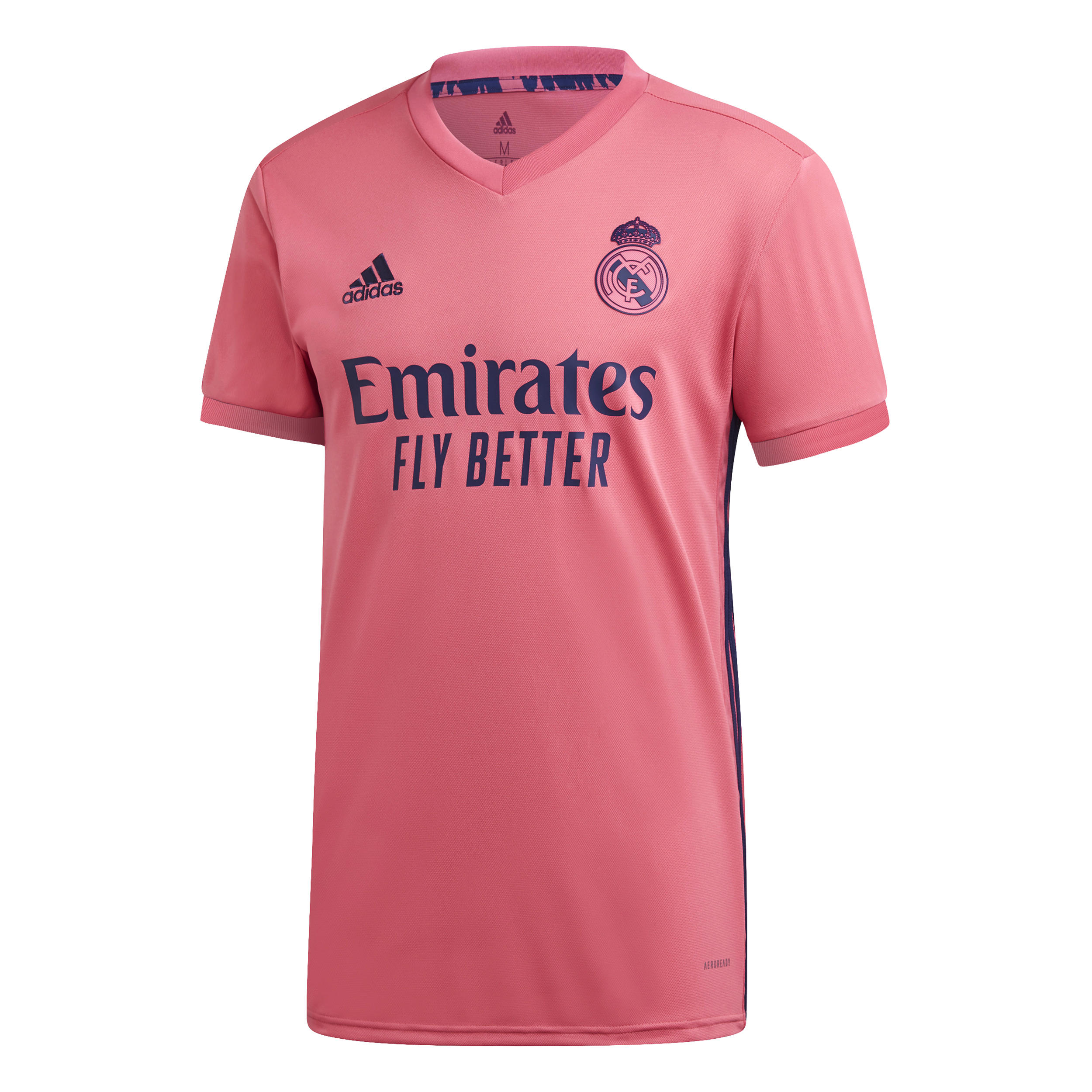 Tricou Fotbal Deplasare Replică Real Madrid 2020/2021 Adulți Adidas imagine 2022