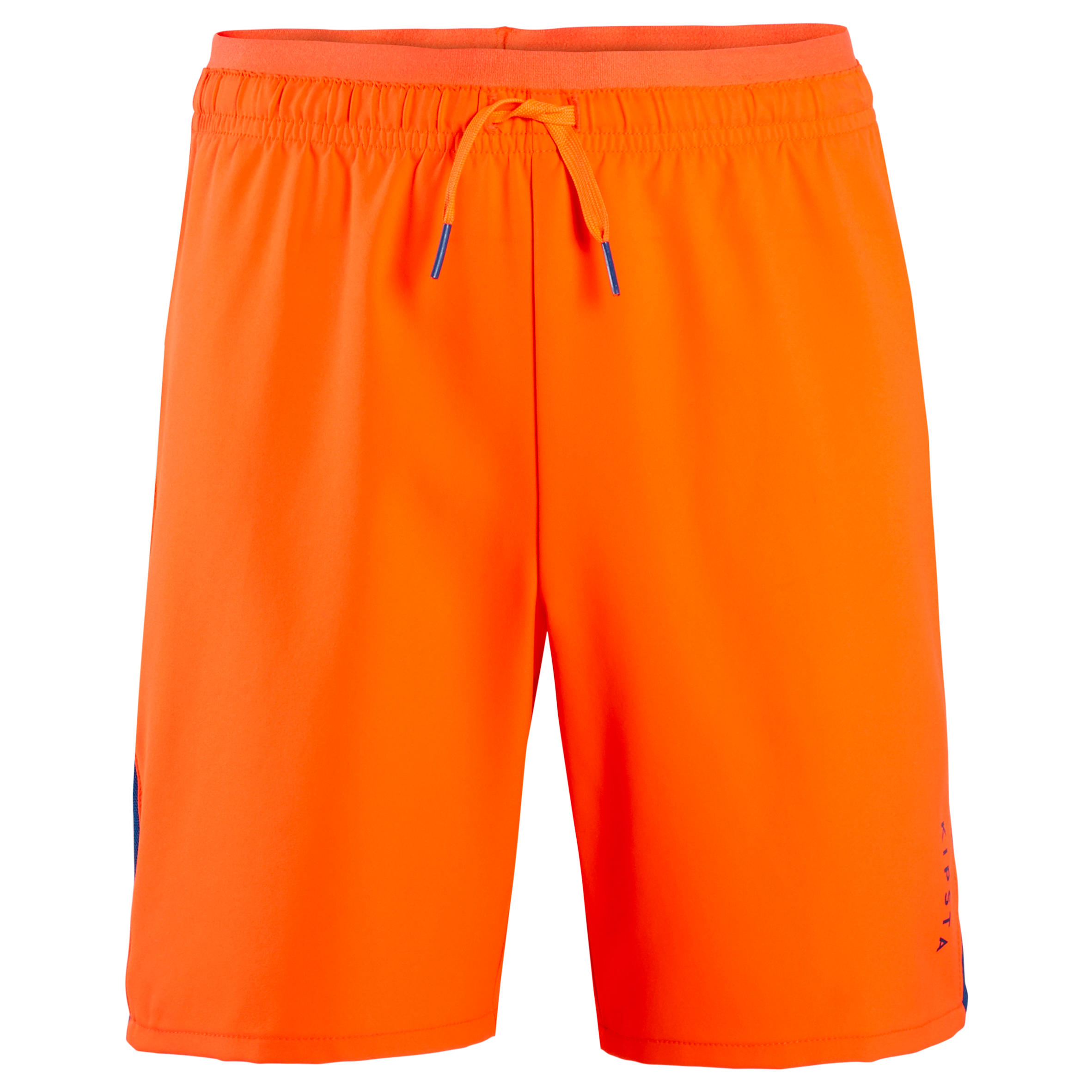 F520 Kids' Football Shorts - Blue/Orange 2/6