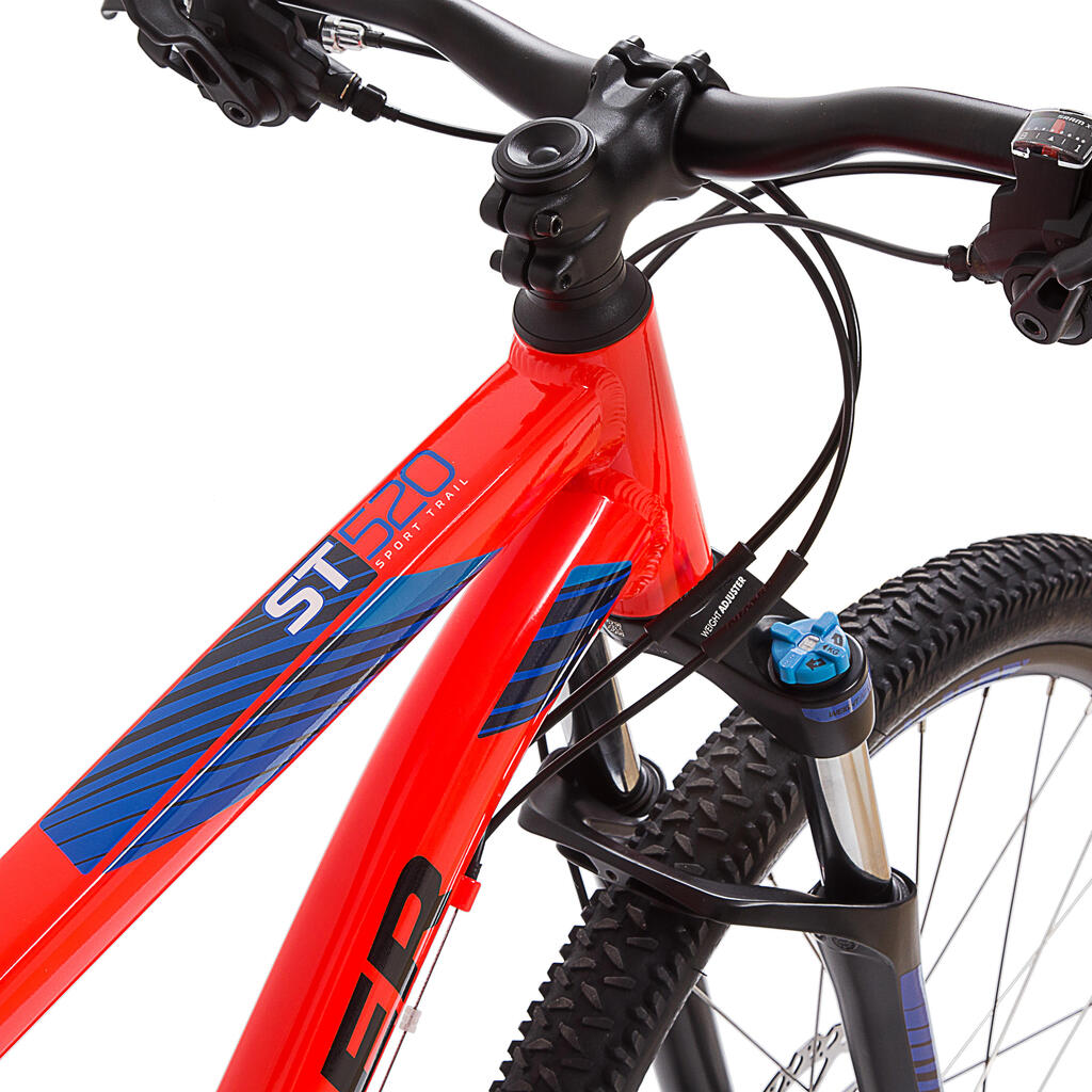 Bicicleta Sport Trail Rockrider ST 520 RR Naranja 27.5