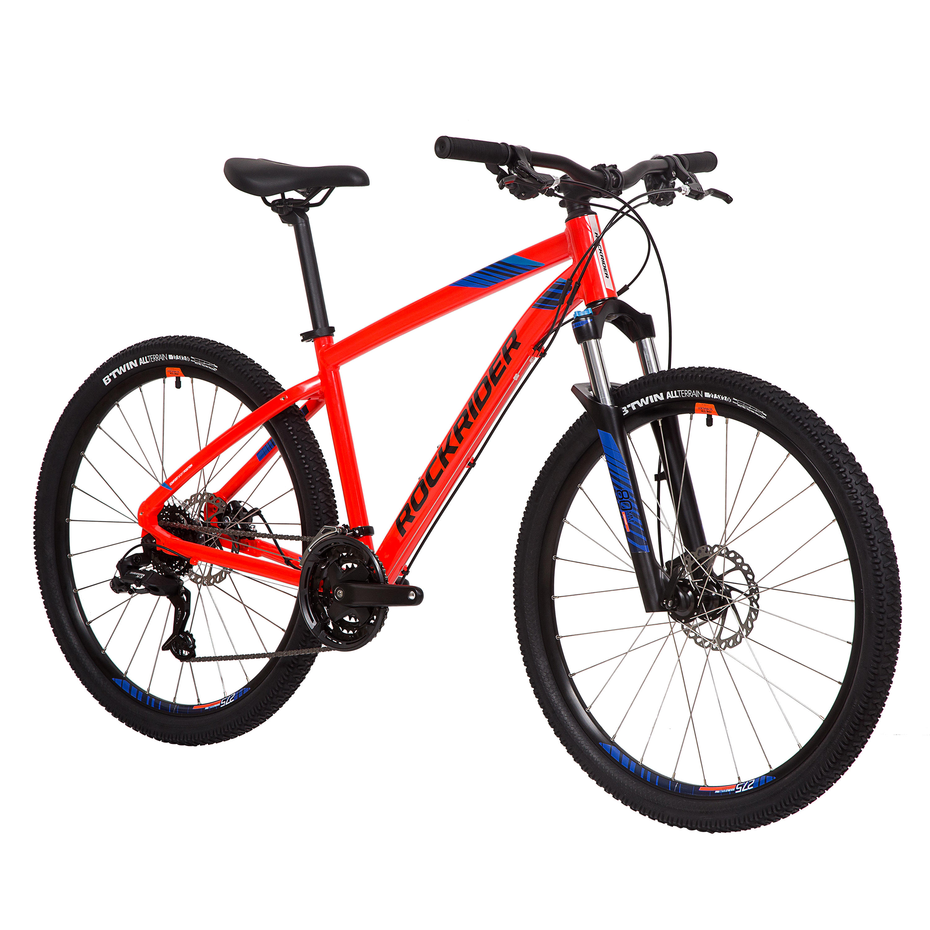 Bicicleta todo terreno mtb Rockrider ST 520 naranja