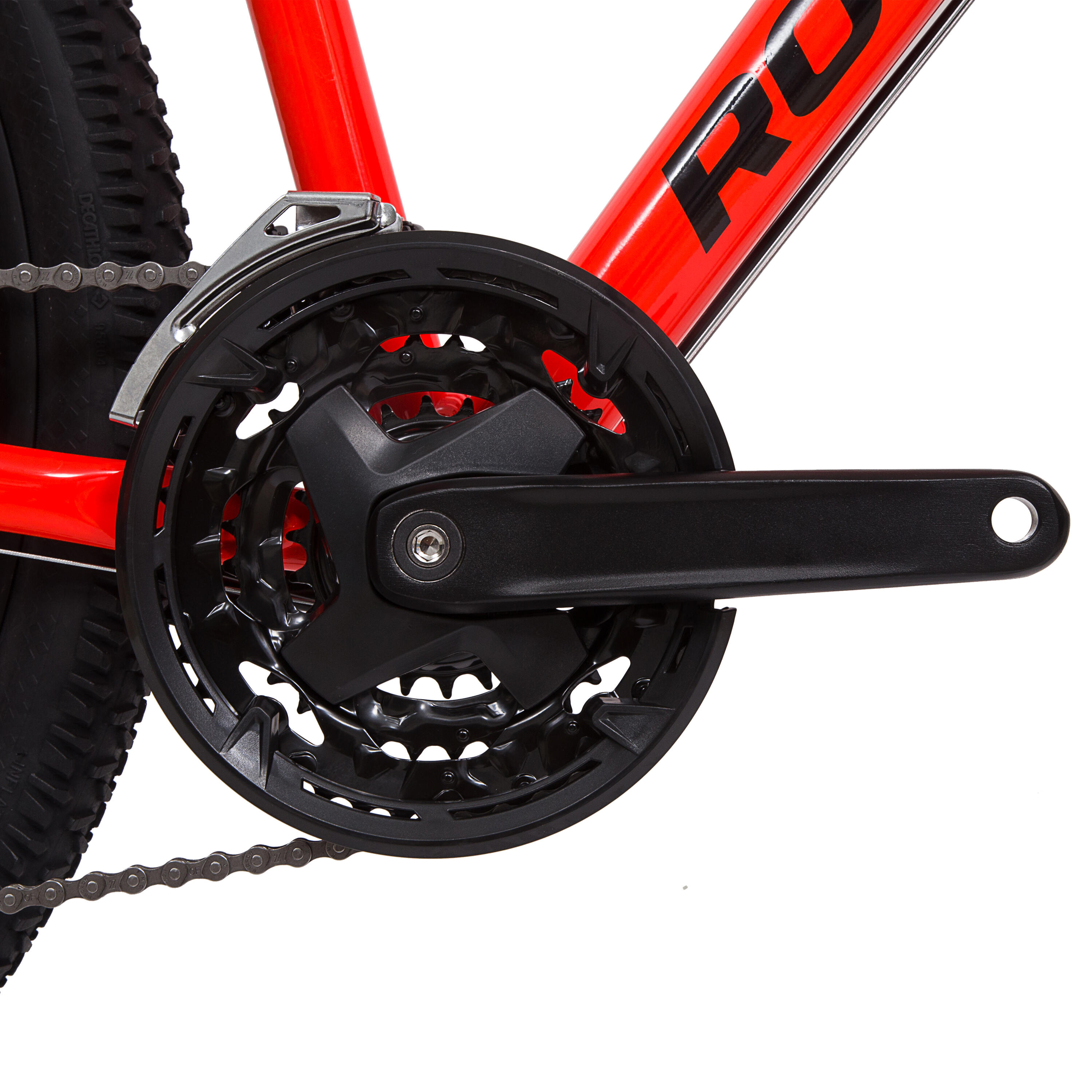Bicicleta todo terreno	mtb	Rockrider ST 520 naranja 3/8