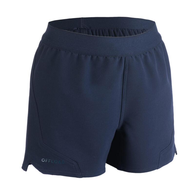 Kids' Rugby Shorts R500 - Navy Blue