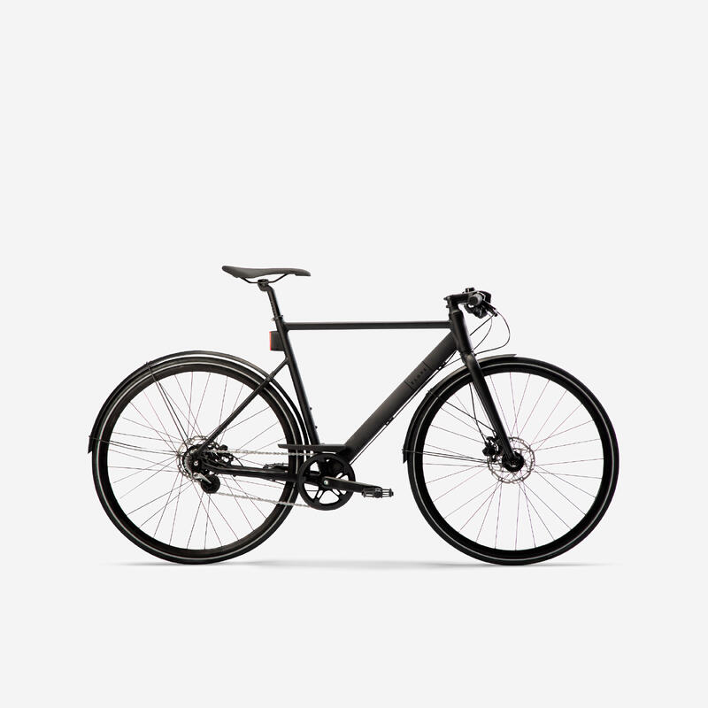 Bicicleta urbana rápida Elops Speed 920 negro