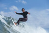 Гидрокостюм для серфинга неопреновый 4/3 мм мужской бордовый SURF 900 Olaian