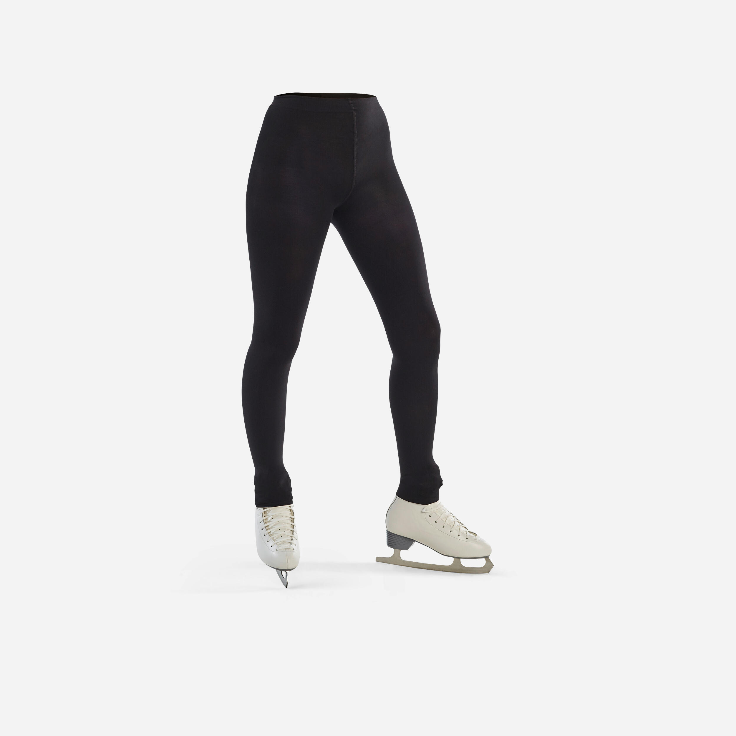 Decathlon | Collant pattinaggio adulto senza piedi neri |  Axelys