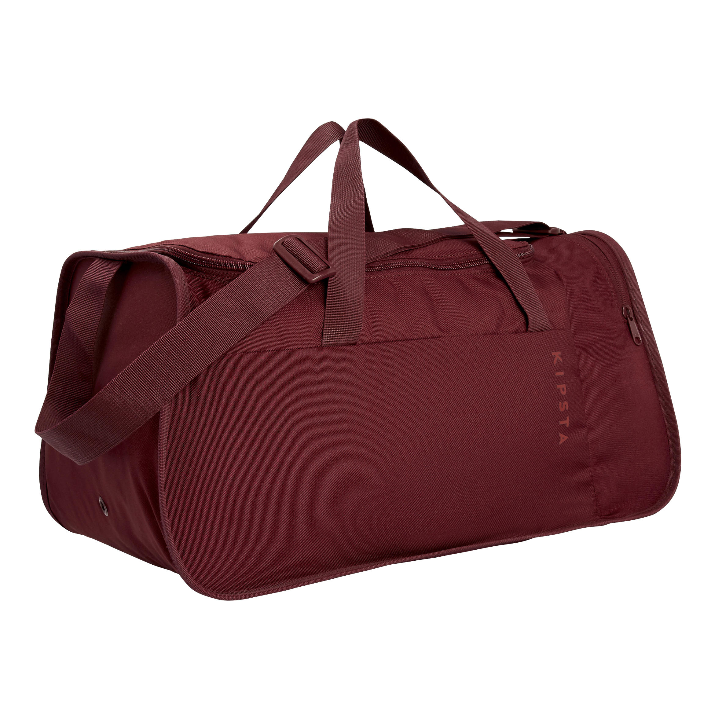 burgundy gym bag