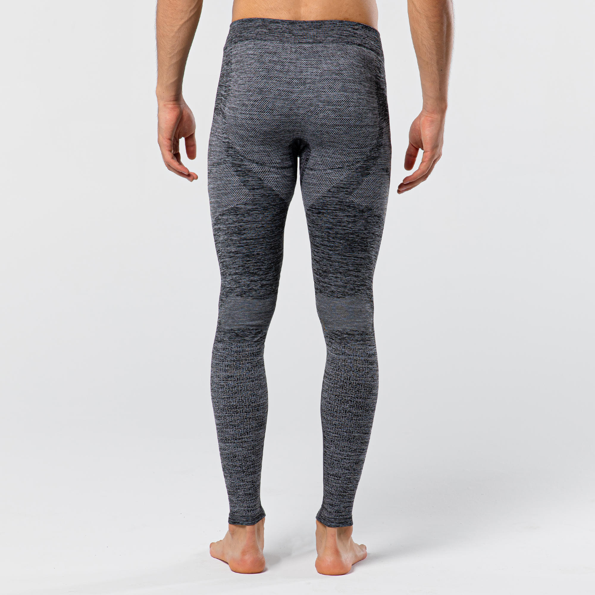 Men's Football Tights Keepdry 500 - Mottled Grey 4/8