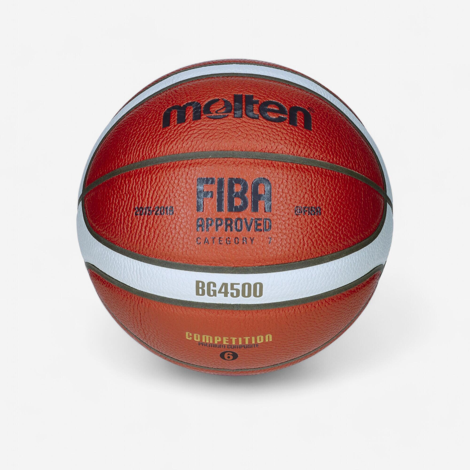 Basketbalová lopta Molten B6G 4500 veľkosť 6 oranžová 6