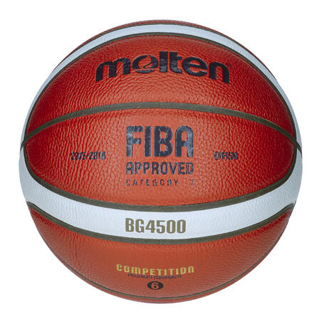 Basketboll stl. 6 - FIBA MOLTEN B6G 4500 orange