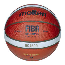 Balón de baloncesto FIBA talla 6 - MOLTEN B6G 4500 Naranja