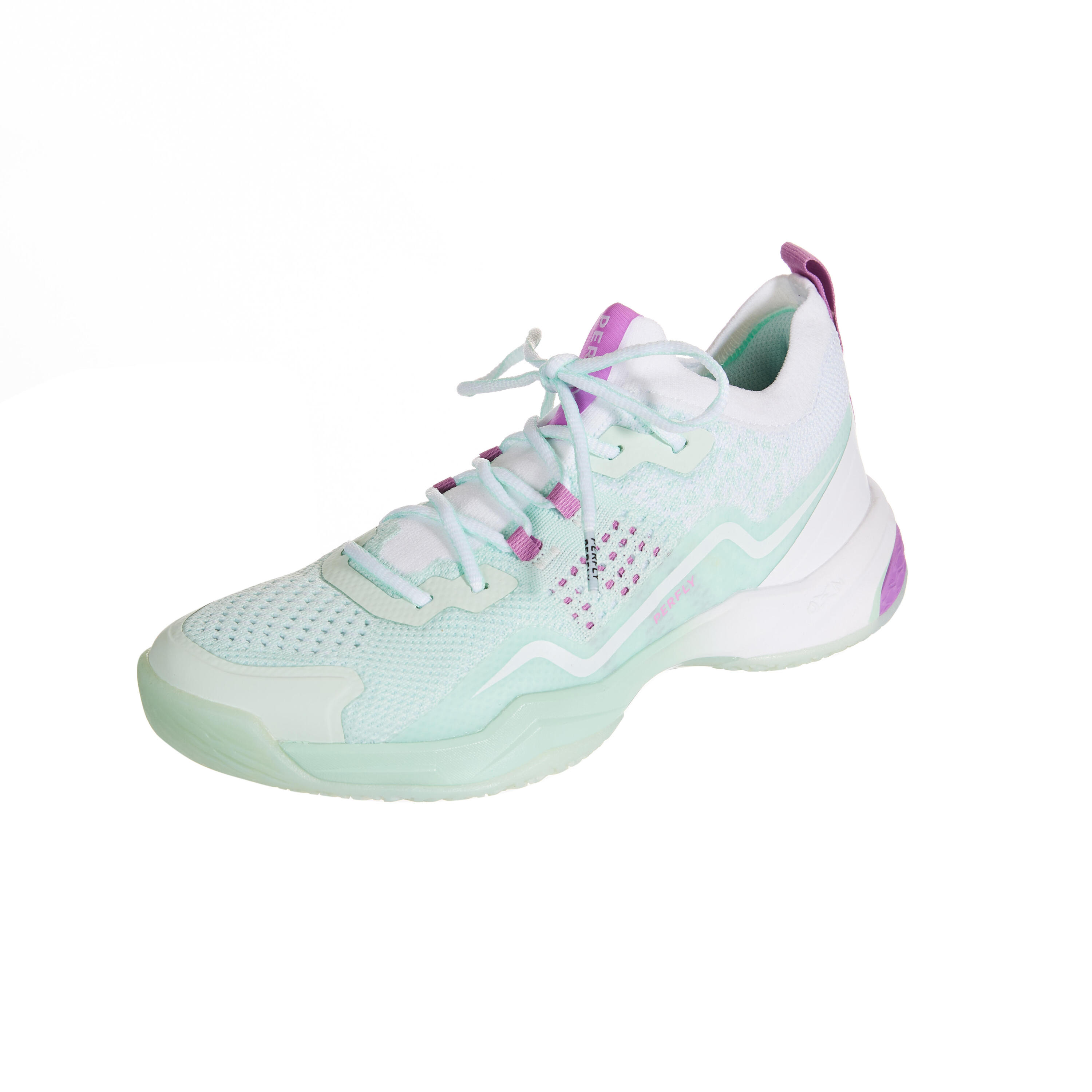 WOMEN BADMINTON SHOES BS 900 ULTRA LITE WHITE MINT 11/15
